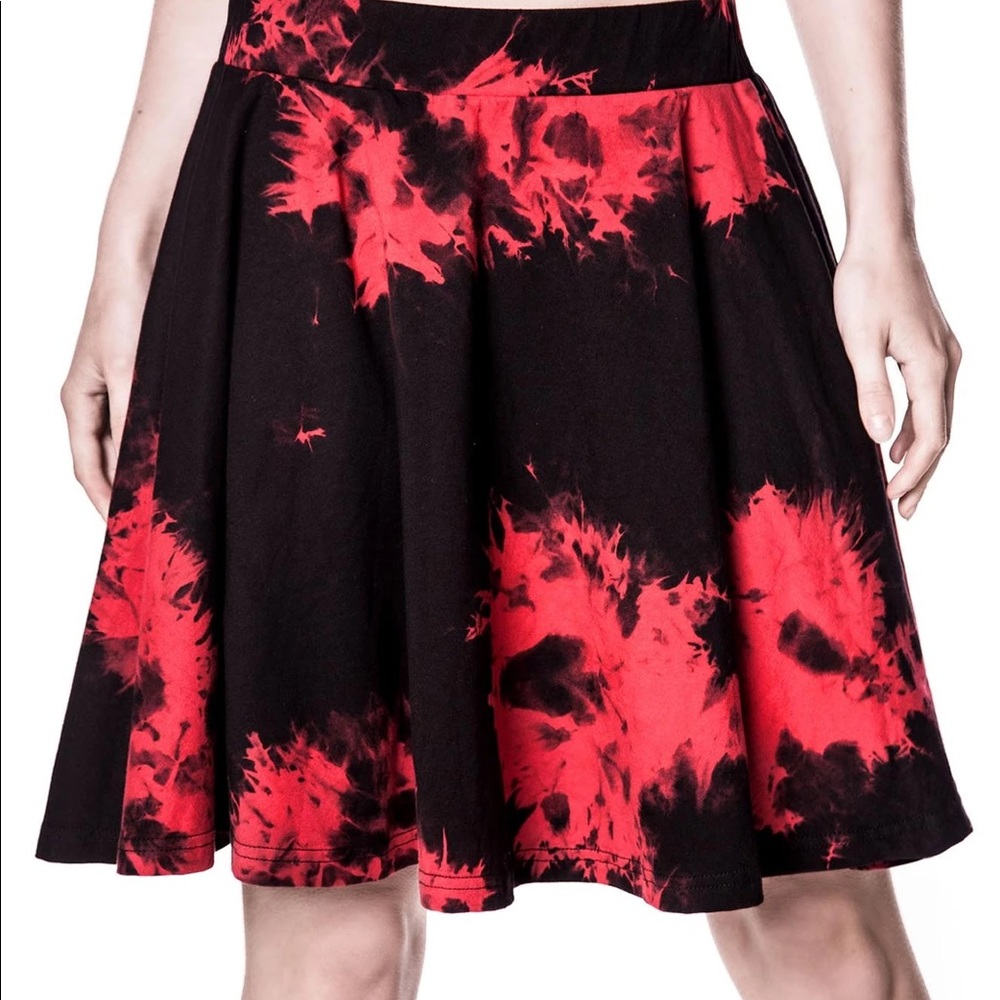 NWT Killstar Dye fast dirge skater skirt
